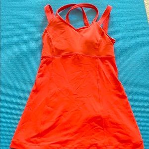 Lululemon red/orange tank